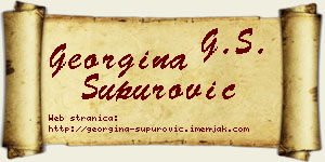 Georgina Supurović vizit kartica